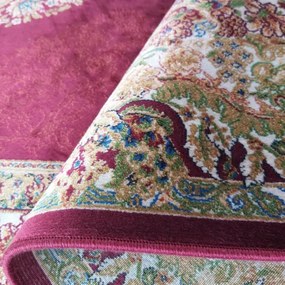 Koberec Exkluzívny Qum Silk 01 červený