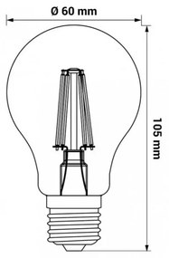 LED žiarovka E27 Filament 7W