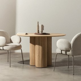 Jídelní stůl Ritz 121 cm dub/jasan