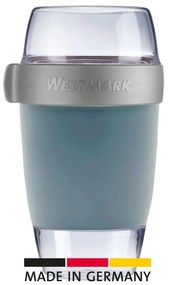 Westmark Trojdielna dóza na jedlo, 1150 ml, modrá