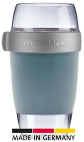 Westmark Trojdielna dóza na jedlo, 1150 ml, modrá