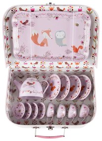 Detský ružový piknikový kufrík Sass &amp; Belle Woodland Friends