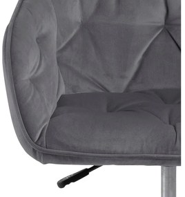 Kancelárska stolička Alarik tmavosivá