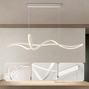 Brilagi - stmievateľný LED luster na lanku SIGNATURE LED/55W/230V 120x23 cm biela + DO