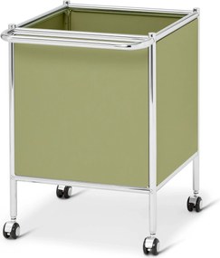 Kovový bočný vozík »CN3 Kids« s kolieskami, pistáciový