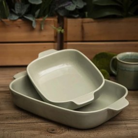 Altom Keramická zapekacia misa svetlozelená 900 ml, 25,5 x 17 x 4,5 cm, S