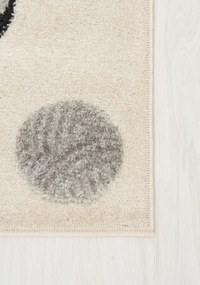 TA Koberec H318A BIELA/ŠEDÁ HAPPY FBA