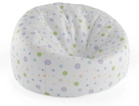 Sablio Sedací vak Cocoon Farebné bodky - 115 x 75 cm x 45 cm