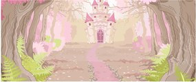 Obraz - Cesta do ružového kráľovstva (120x50 cm)