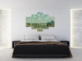 Obraz - Alfred Sisley,  Meadow, reprodukcia (150x105 cm)