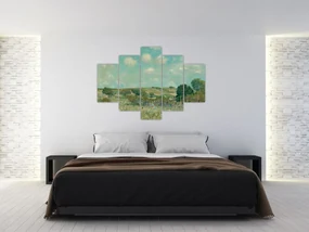 Obraz - Alfred Sisley,  Meadow, reprodukcia (150x105 cm)