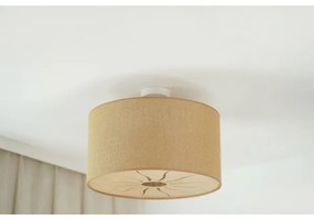 Brilagi - Prisadený luster COUNTRY ROLLER 1xE27/15W/230V pr. 50 cm béžová