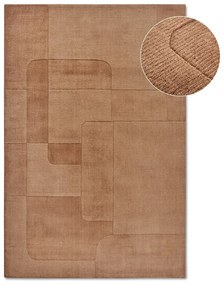 Hnedý ručne tkaný vlnený koberec 160x230 cm Charlotte – Villeroy&amp;Boch