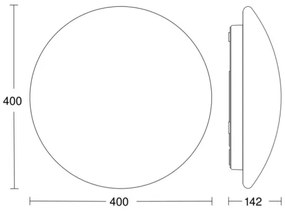 STEINEL 058609 - LED Kúpeľňové svietidlo so senzorom RS PRO LED/19,5W/230V IP54