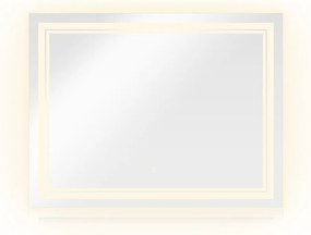 Noela Obdĺžnikové zrkadlo s LED podsvietením LUMIRO