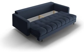 Tmavomodrá rozkladacia/s úložným priestorom pohovka 222 cm Bali – Cosmopolitan Design