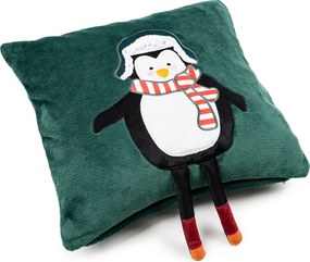 4Home Vianočná obliečka na vankúšik Penguin, 40 x 40 cm