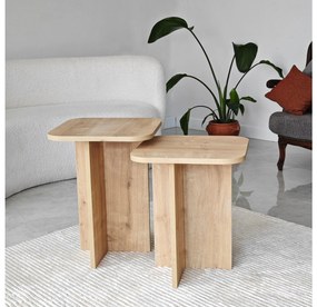 Set 2ks. príručných stolíkov Diveta (dub) . Vlastná spoľahlivá doprava až k Vám domov. 1094795