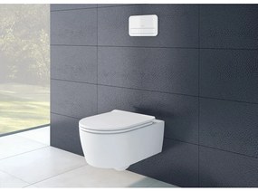 Villeroy & Boch Soul - Závesné WC so sedátkom SoftClose, alpská biela 4656HR01