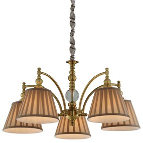 Candellux AUSTIN Luster 5X40W E14 Patina 35-13859