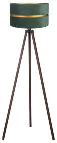 Duolla - Stojacia lampa DUO 1xE27/60W/230V pr. 44 cm zelená/hnedá