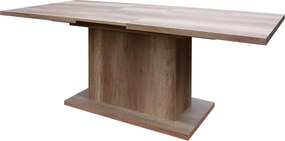 Jedálenský stôl Paulo 160x90 cm, dub canyon, rozkladací