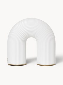 Malá prenosná stmievateľná stolová LED lampa's drážkovanou štruktúrou Vuelta