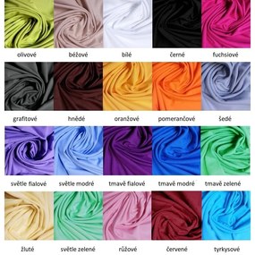 Bavlnené prestieradlo 200x90 cm - fuchsiove