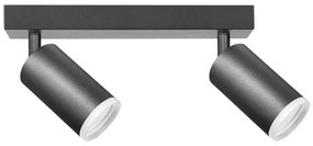 Bodové svietidlo LONDON 2xGU10/10W/230V čierna