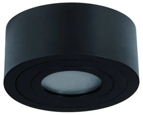 Dizajnové bodové svietidlo Rullo mini IP44 čierna