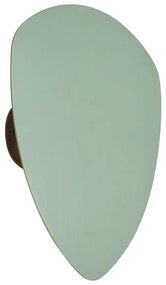 Dizajnové nástenné svietidlo zelené organické 20 cm 2-svetlá - Pulley