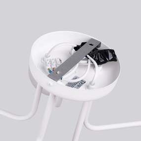 Stropné svietidlo Astral, 5x biele sklenené tienidlo, w