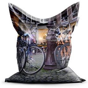 Sablio Sedací vak Mestský bicykel - 150x100 cm