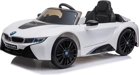 LEAN CARS Elektrické autíčko BMW i8 Coupé, biele