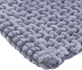 Kúpeľňová predložka Belweder tm. šedá, 50x80, šedá, kúpeľňa, Multi-decor