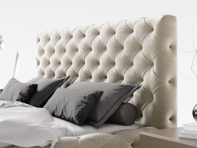 PROXIMA.store - Luxusná čalúnená posteľ LANA ROZMER: 120 x 200 cm, TYP ROŠTU: DREVENÝ ROŠT