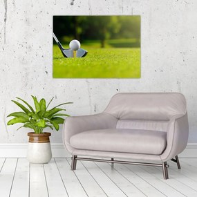 Sklenený obraz - Golf (70x50 cm)