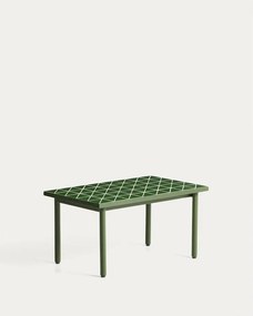 Záhradný stolík s keramickou doskou 51x81 cm Maurina – Kave Home