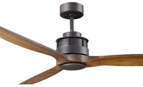 Lucci air 210507 - Stropný ventilátor AIRFUSION AKMANI paulovnia/čierna + DO