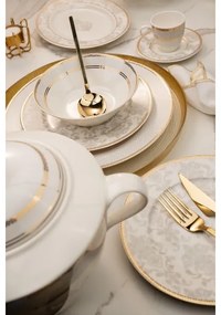 68-dielna jedálenská súprava v pestrofarebnom prevedení z kostného porcelánu