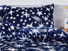 Francúzske mikroplyšové obliečky SAMIRA Exclusive - modré