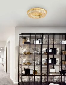 LED stropné svietidlo Zeffari 50 zlaté