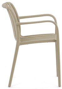 Autronic BONTEC Jedálenská stolička, hnedá, plast, CT-X7029 CAP Farba: Béžová