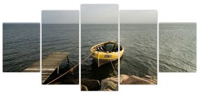 Loď na vode - obraz