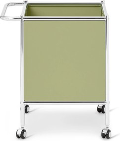Kovový bočný vozík »CN3 Kids« s kolieskami, pistáciový