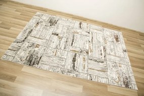 Koberec Modena 5309 kosť / tmavohnedý / sivý / zlatý