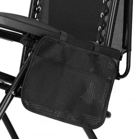 Záhradné lehátko so strieškou SPRINGOS GC0003