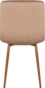 SI Mila D Sametová stolička béžová