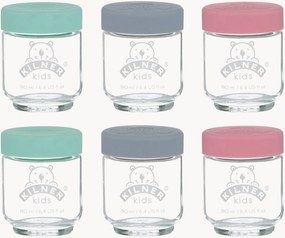 Sklenené úložné dózy Kilner Kids, 24 ks