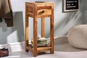 Dizajnový odkladací stolík Timber 70 cm Sheesham